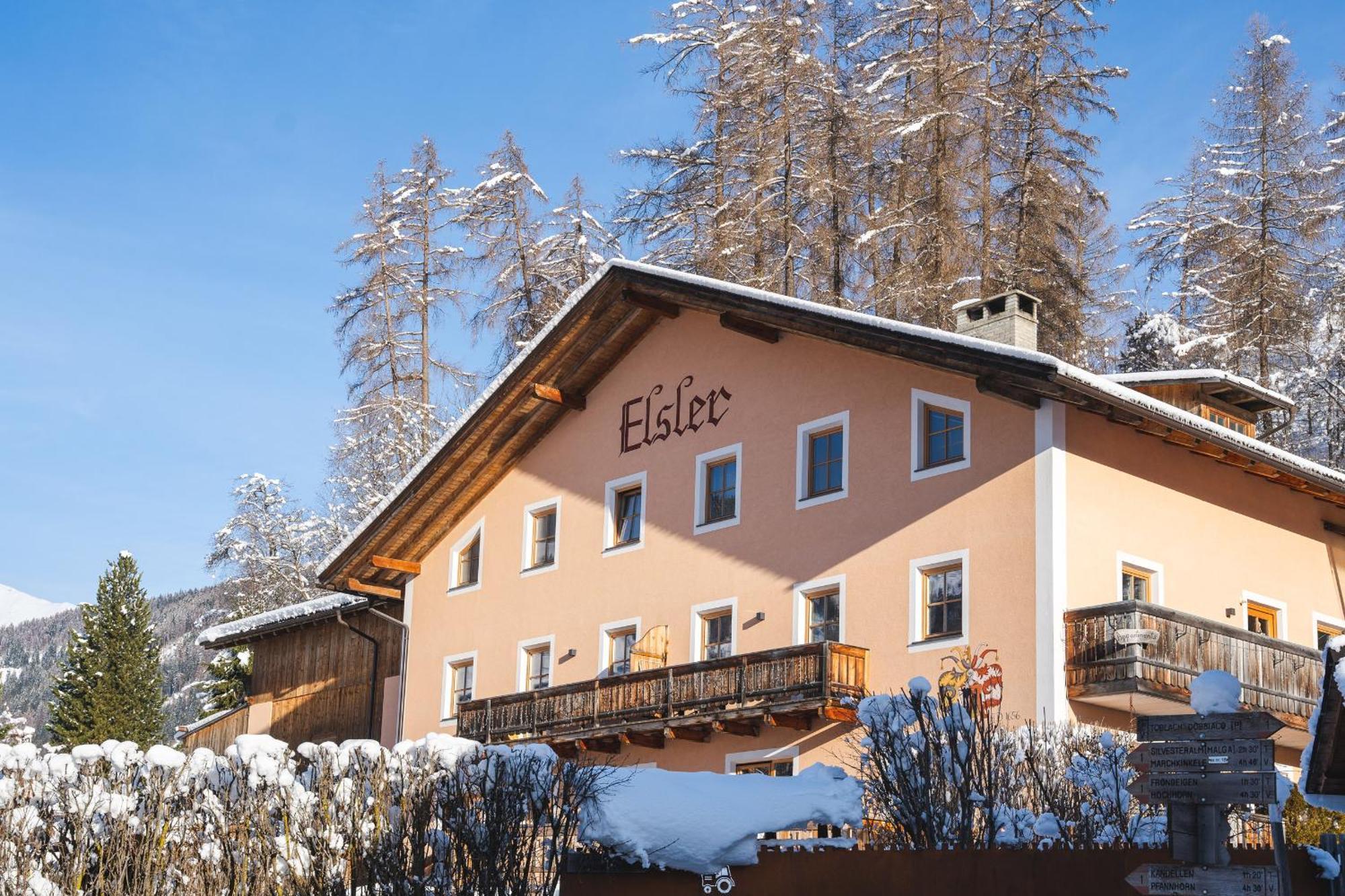 Ferienwohnung Elslerhof Toblach Exterior foto
